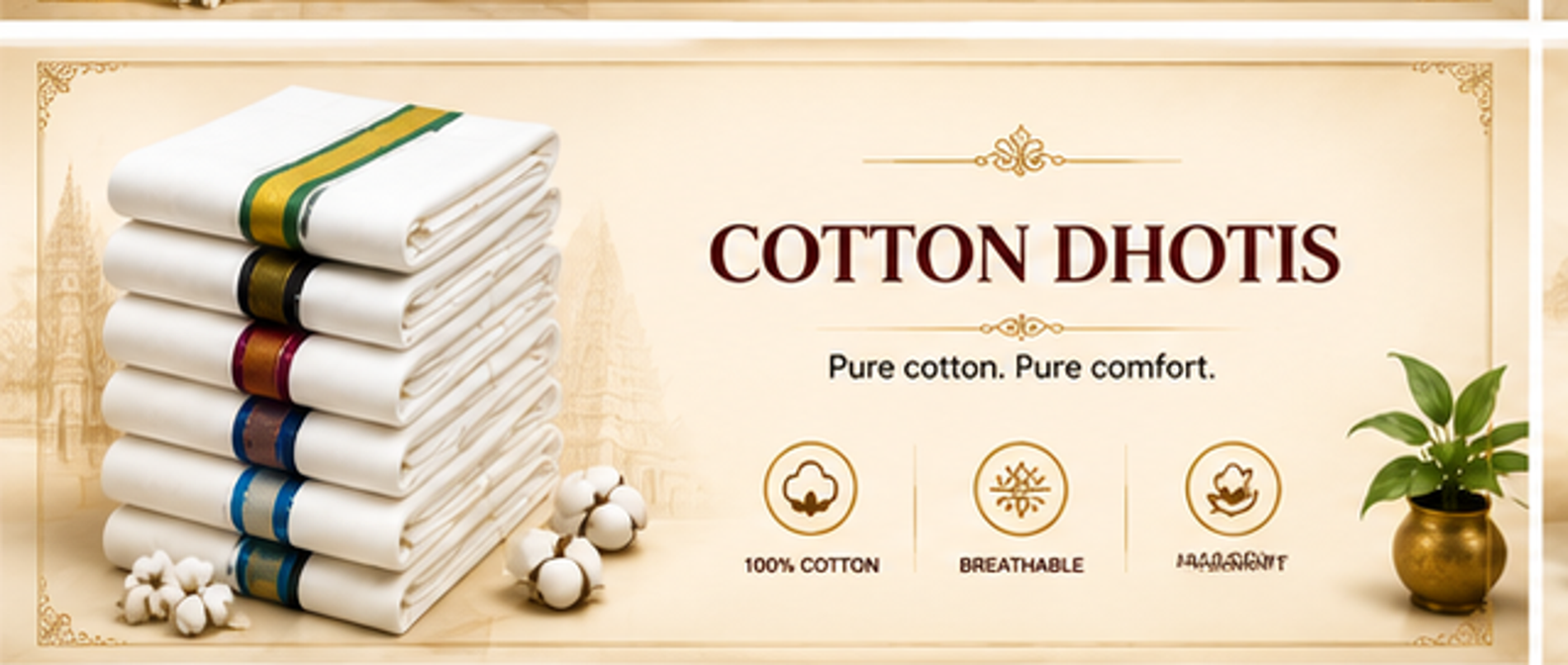 Cotton Dhotis
